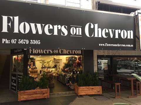 Photo: Flowers On Chevron